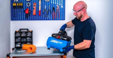 ABAC Compresor de aire silencioso portátil EASE-AIR 6 caratula compresordeairelectrico.com