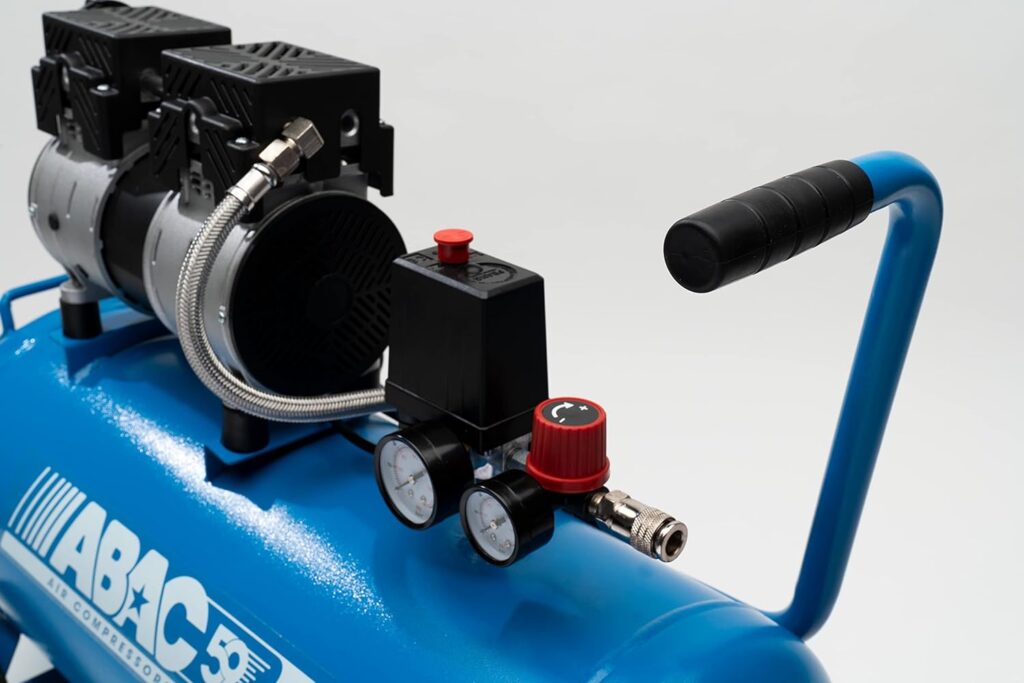 Compresor Abac 50l 1HP componentes compresordeairelectrico.com