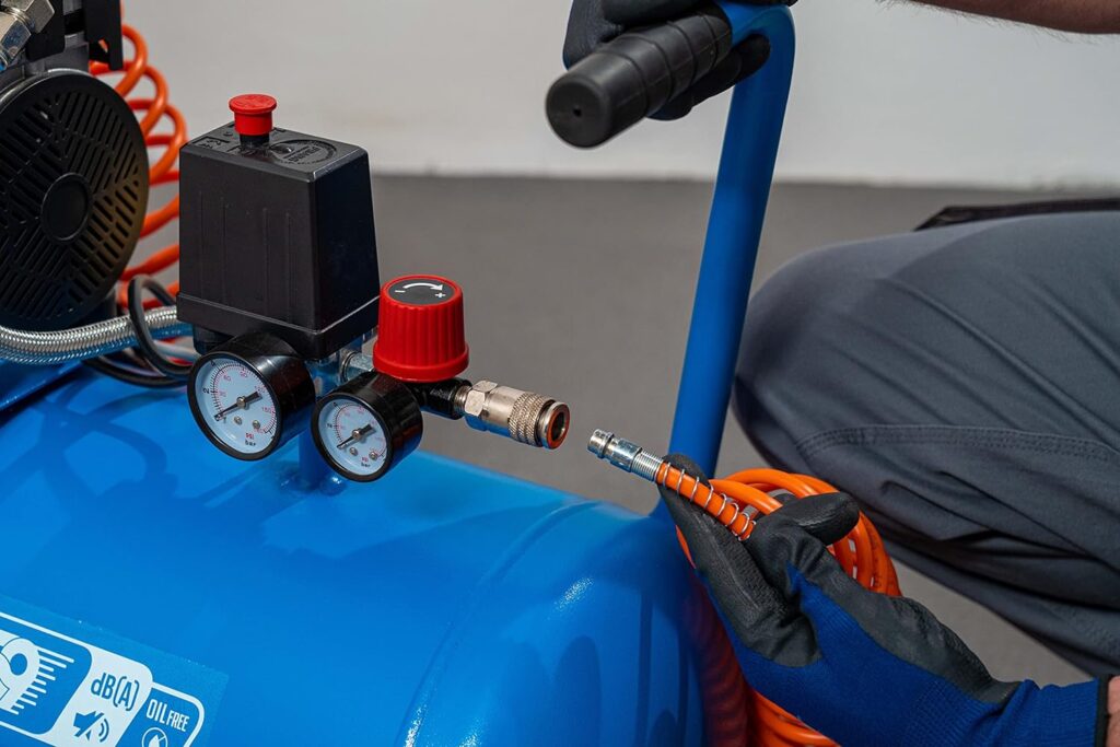 Compresor Abac 50l 1HP conector compresordeairelectrico.com