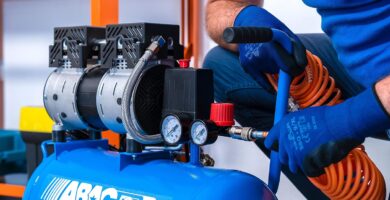 Compresor de aire silencioso EASE-AIR 24 de ABAC bodegon compresordeaireelectrico.com